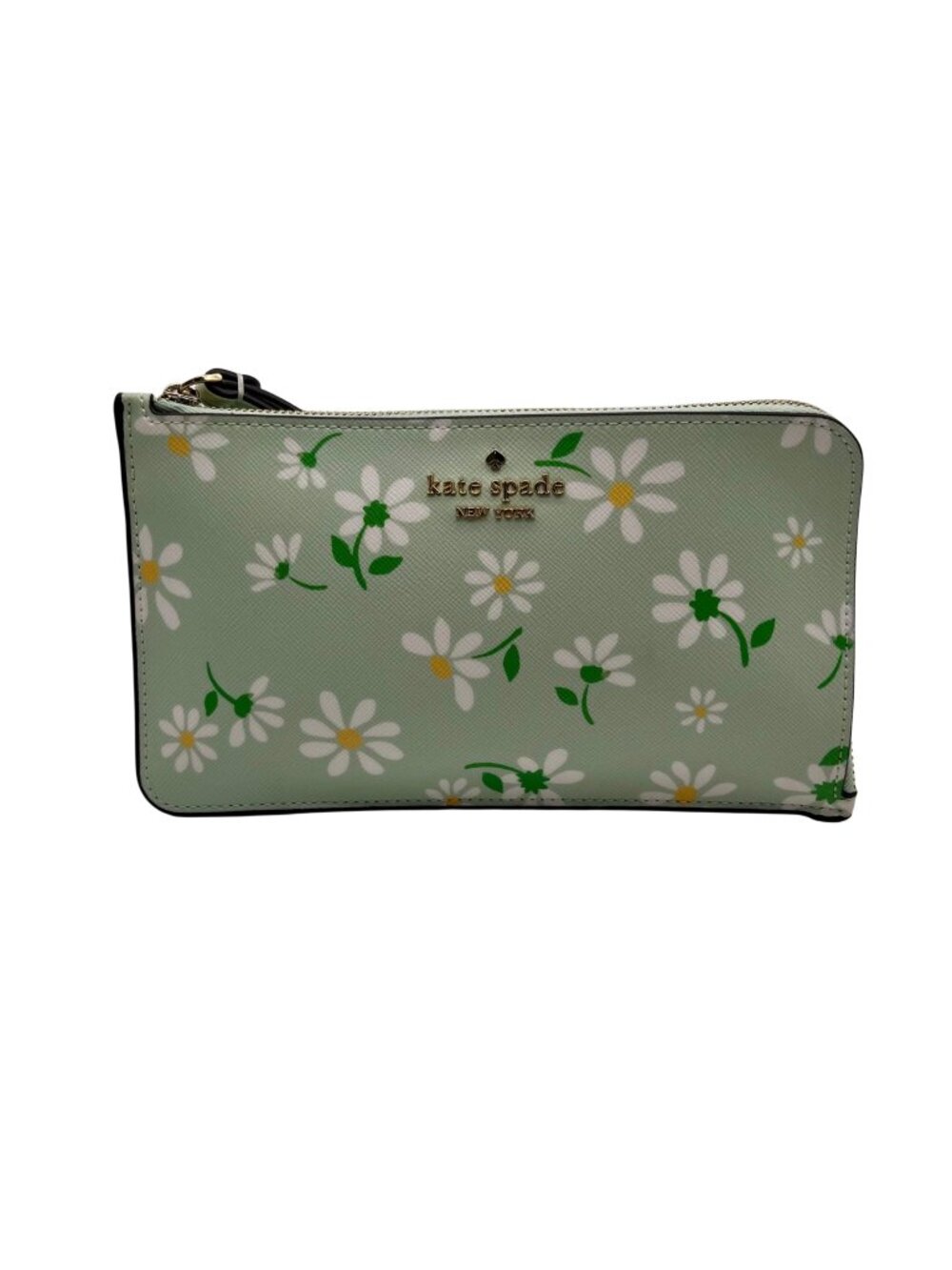 Kate Spade Blue Lucy Daisy Medium Wristlet